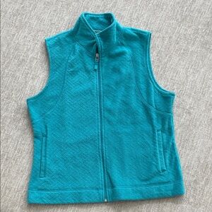 Teal Sleeveless Zip-Up Vest